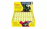 Jovi Knete, die im Dunkeln leuchtet, Packung mit 18 Tabletten à 50 Gramm, Fluoreszierende Farbe (Glow in The Dark), glutenfrei (70/18 g)