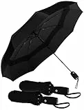 Repel Umbrella Windproof Travel Umbrellas for Rain - Easy Auto Open Close, Durable & Compact Umbrella, Strong Fiberglass Frame, Waterproof Canopy - Backpack, Purse, Portable Umbrella for Travel