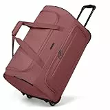 REDOLZ große M Trolley-Reisetasche mit Rollen 61 cm | 71 Liter | für Männer & Frauen (Duffle Essentials)