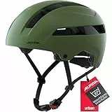 Alpina SOHO - Extrem Robuster, Leichter & Individuell Anpassbarer Urban Fahrradhelm Für Erwachsene, Olive matt, 59-61 cm
