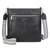 Gladdon handbags for women,damenhandtasche,umhängetasche damen mittelgroß,Crossbody Bag, Leder handtaschen multi pochette tasche,Schultertasche mit Breite Schultergurte Jacquard-Gewebe