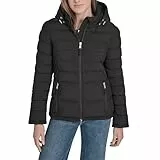 Tommy Hilfiger Damen Every Day Lightweight Packable Coat Daunenalternativer Mantel, Schwarz, M