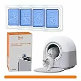 HHOLOVE Deodorant für Selbstreinigende Katzentoiletten, Pflanzenbestandteile, 4 Stück, Ozean Aroma