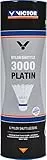 VICTOR Ball Shuttle 3000-Schnell Badminton-nylonball, Blau/Weiß, 6er Dose