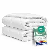 Beautissu 4 Jahreszeiten Bettdecke 135x200 cm 2er Set leichte Sommerdecke 500g & Warme Winterdecke 800g zusammengeknöpft – Trennbare Allergiker Steppdecke Ganzjahresdecke Atmungsaktiv – BeauNuit JD