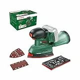 Bosch Akku-Schleifer UniversalSander 18V-10 (ohne Akku; 18 Volt System; für die DIY-Holzbearbeitung; 2x Schleifpapier; im Karton)