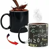 ZONSUSE Mathematische Formeln Zaubertasse,Mathematik Farbwechsel Kaffeetasse,Wissenschaft Wärmewechselnder Becher,Personalisierte Geschenke für Lehrer Mitschüler Mädchen Junge 330ml (Mathematik)