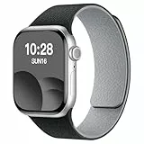 Finoriss Magnet Sport Armband für Apple Watch Armband 40mm 41mm 42mm 44mm 45mm 46mm 38mm 49mm Damen Herren, Silikon iWatch Armband Frauen Armbänder für Apple Watch Series 11 10 9 8 7 6 5 4 SE Ultra