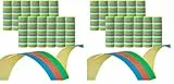 Idena 8274040 - Luftschlangen Set, 12 Rollen mit je 18 Abrisse, Dekoration, Kindergeburtstag, Karneval, Mottoparty (Packung mit 2)