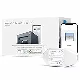 meross Smart Garagentoröffner WLAN, Intelligente Tür-Fernbedienung, Sprachsteurung mit Alexa, Google Assistant, kein Hub erforderlich