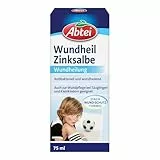 Abtei Wundheil Zinksalbe - Salbe mit Zink zur Wundheilung - antibakteriell und entzündungshemmend - auch für Babys und Kleinkinder geeignet - 75 ml