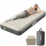 KASIMO TPU Luftmatratze selbstaufblasend, Luftbett 1 Person, Gästebett mit integrierter Elektrischer Pumpe, aufblasbare matratze mit Kissen, luftmatratze 190x90x22cm für Gäste zu Hause und Camping