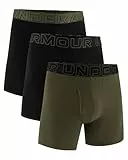 Under Armour Herren Boxershorts aus Performance-Baumwolle im 3er-Pack, 15 cm Beinlänge – atmungsaktiv, feuchtigkeitsableitend, weiches Tragegefühl, ganztägiger Komfort