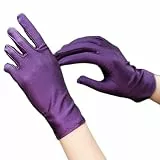 Xinsheinelry 2er Pack stilvolle farbige Handschuhe, elegante Präsentationsfäustlinge, langlebige Handschuhe für Hochzeiten, Ausstellungen und Geschäftstreffen Stilvoll