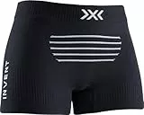 X-Bionic Damen Invent Boxer Shorts, Opal Black/Arctic White, M