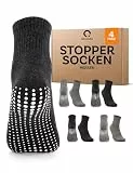 Occulto Herren Stoppersocken 2er Pack, 4er Pack (Modell: Andi) 4 Paar - Schwarz Grau 43-46