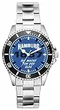 KIESENBERG Hamburg Fußball Fan Armbanduhr – Herren & Damen Uhr im Raute Design – 6044
