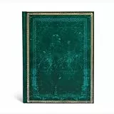 Paperblanks - Old Leather Classics - Faux Leder Viridiangrün - Notizbuch Ultra Liniert, Ultra (230 x 180)