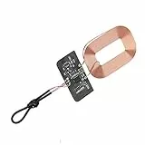 VBESTLIFE Drahtloses Ladeempfangsmodul, DIY 5V 1A Qi Standard Drahtloses Ladespulenempfängermodul Leiterplatte für alle Qi-Standardtelefone