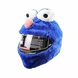 Tioheam Motorradhelm Abdeckung Plüsch Motorradhelm Überzüge, Cartoon Helmüberzug Für Motorradhelm, Integralhelm Schutzhülle Hutschutz, Für Motorradhelm, Umfassende Wärme (Helm Nicht Inbegriffen)