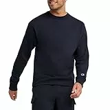 Champion Herren Powerblend Pullover Sweatshirt, Navy, L EU