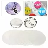 32 Mm Abzeichen-Komponenten, 100 Stück Blanko-Nadelknopf, Runder Blanko-, 1000 Stück Medaillen-Teile, Zubehör für Kunsthandwerk, Geschenke