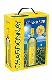 Grand Sud - Chardonnay - Sortentypischer Trocken Weißwein - Großpackungen Wein Bag in Box 3l (1 x 3 L)