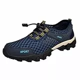 Wanderschuhe Herren Ergonomische Schuhe, Ergonomischer Barfußschuhe Wildlederstiefel Sportschuhe Herren Schuhe Laufschuhe Für Outdoor-Wandern Geeignet Sneakers