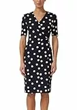 s.Oliver Elegantes Wickelkleid mit Polkadots