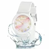 GUUMUXIN Kinderuhr Jungen Mädchen,Armbanduhr Analog,Quartz Uhr mit Kautschuk Wasserdicht Outdoor Sports