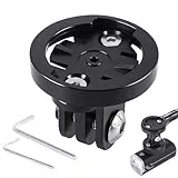 Halterung für Gopro Fahrradcomputer für Garmin, 20-22mm Mount Combo Adapter für Garmin Edge Fahrradcomputerhalterung FahrradlichtHalterung Kompatibel mit Kamera Oder Scheinwerfer