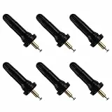 6 Stück Ventil Reifendrucksensor,Ventil Reifendruck-Kontrollsystem,Reifen für Schrader Sensor,Ersatz Reifen Gummiventil,Reifendrucksensor,Gummi Reifendruck,Reparatur VentileinsäTze