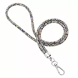 Soleebee Handykette Universal zum Umhängen- Handyband mit Bling Strass, Damenkette Schlüsselband, Handy Kette zum Umhängen kompatibel mit jeden Smartphones (Bunt)