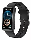 HUAKUA Schrittzähler Uhr (Ohne app und Handy) 1,47 Zoll Touchscreen Einfach Smartwatch Fitness Tracker mit Kalorienzähler,Schlafmonitor,Stoppuhr Wasserdicht IP68,Timer Fitnessuhr für Gehen Laufen