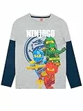 LEGO Ninjago Shirt | Ninjago T Shirt | Langarm Top | Langarmshirts Für Jungen | Ninjago Kleidung Jungen | Mehrfarbig 128