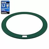 SONGMICS Trampolin Abdeckung, Ø 366 cm, Randschutz, Sicherheitsmatte, UV-beständig, Trampolin Zubehör, Reißfest, Standardgröße, Grün STP12GN