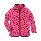 Playshoes Fleece-Jacke Unisex Kinder Outdoor-Oberteil, pink Sterne, 92