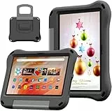 DJ&RPPQ Tablet Schutzhülle für 10 Zoll.(13/11.Generation,Version 2023/2021),leicht,stoßfest,mit Ständer,kinderfreundliche Hülle für 10 Tablets(Nicht kompatibel mit iPad Samsung 10 Zoll Tablet).Black