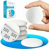 SilverRack® Türstopper Wand selbstklebend Weiß [10 Stück] - Wandpuffer als perfekter Schutz für Wand und Tür - Türpuffer Wandschutz als Türstopper für Türklinken gegen Türanschlag