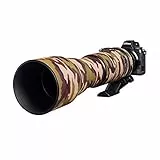 easyCover Lens Protection Camouflage Cover Objektivschutz für Tamron 150-600mm f/5-6.3 Di VC USD AO11 Braun Camouflage
