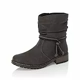 Rieker Damen Klassische Stiefeletten Z6893, Frauen Stiefeletten,Stiefel,Bootee,Booties,halbstiefel,Kurzstiefel,grau (45),41 EU / 7.5 UK