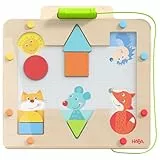 HABA Magnetspiel Formen – Magnetisches Spielzeug mit Magnetstift und geometrischen Motiven – Fördert Motorik und Farbenlernen ab 3 Jahren – 2012362001
