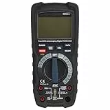 Amazon Basics Digitalmultimeter, Anzeige 6000, IP67, True RMS, CAT IV 600 V, Schwarz (Früher Marke AmazonCommercial)
