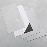 Vinylboden Selbstklebend PVC Bodenbelag Selbstklebend Wasserdicht für Bad Flur Schlafzimmer Wohnzimmer 30 cm x 15 cm x 1,0 mm 10 Fliesen