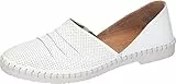 Manitu Damen Manitu-damen Slipper Sneaker, Weiß, 41 EU