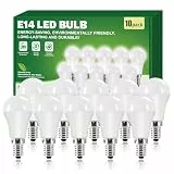 XINFUFEIMING E14 LED Ultrahelle Energiespar Glühbirne, 5W Glühbirne Ersatz für 40W Warmweiss 780LM Not Dimmable 10 Stück 3000K