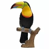 Bullyland 69400 - Spielfigur Fischertukan, ca. 9,6 cm große Tierfigur, detailgetreu, PVC-frei, ideal als kleines Geschenk für Kinder ab 3 Jahren