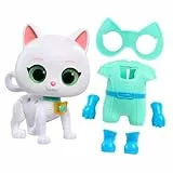 Just Play Disney Junior SuperKitties, 20 cm große katzenstark verwandelbare Bitsy, 9-teilig, Kinderspielzeug ab 3 Jahren