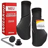 Wittkop Fahrradgriffe mit innovativem Mehr-Zonen-Design, Made in Germany I ergonomisches Design mit Anti-Rutsch Effekt inkl. Komfort- & EFC-Zonen für optimierten Grip & Komfort I Fahrradgriffe Lenker