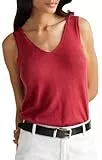 United Colors of Benetton Damen Canotta 109pdh01f Pullunder, rot, M